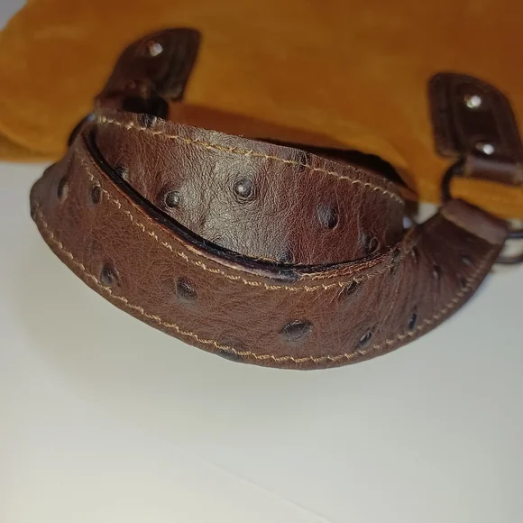 Maurizio Taiuti Suede Purse NWOT Approx 11X9.5X3 Genuine Leather Made in Italy - Picture 10 of 15